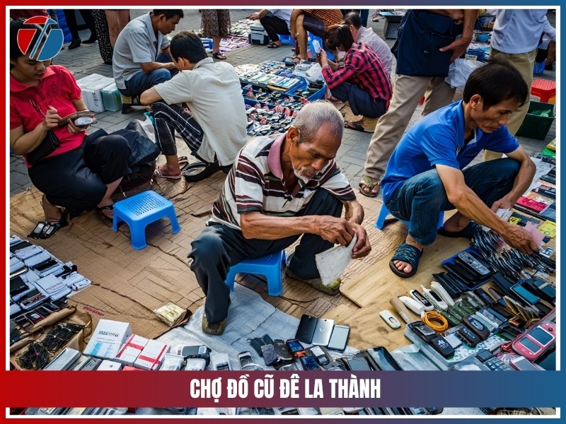 Chợ đồ cũ Đê La Thành
