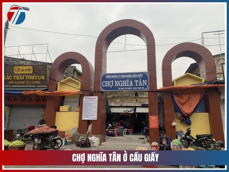 Chợ Nghĩa Tân ở Cầu Giấy
