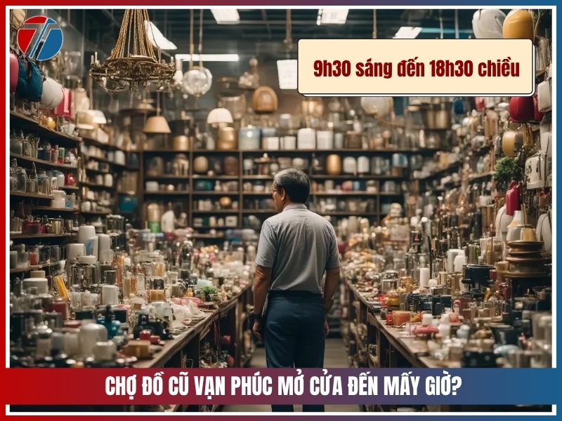 Cho do cu Van Phuc mo cua den may gio