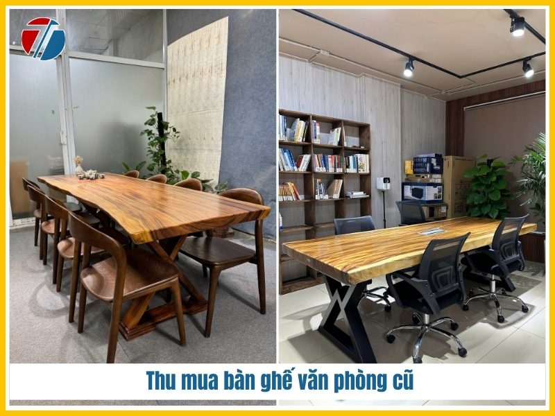 bàn ghế văn phòng cũ